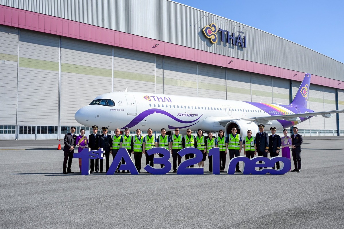 First Airbus A321neo Joins Thai Airways Fleet